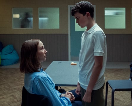 Doherty with Owen Cooper in Adolescence.