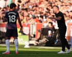 Roberto De Zerbi says Tottenham are ‘not a team’ and hits out at lack of fight
