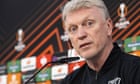 David Moyes in confident mood as West Ham prepare for ‘elite’ Sevilla test