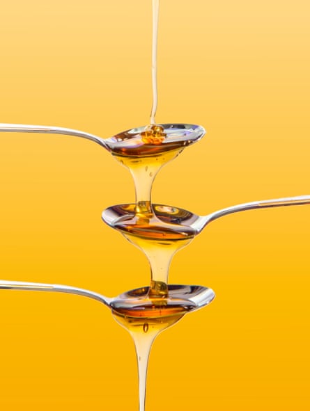Golden glow … but honey is still a sugar.