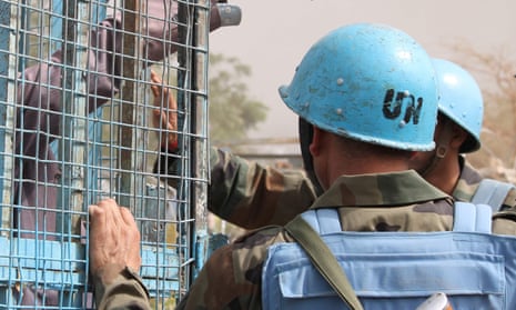 UN peacekeepers in South Sudan.
