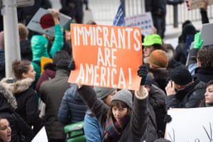 Protesters at JFK