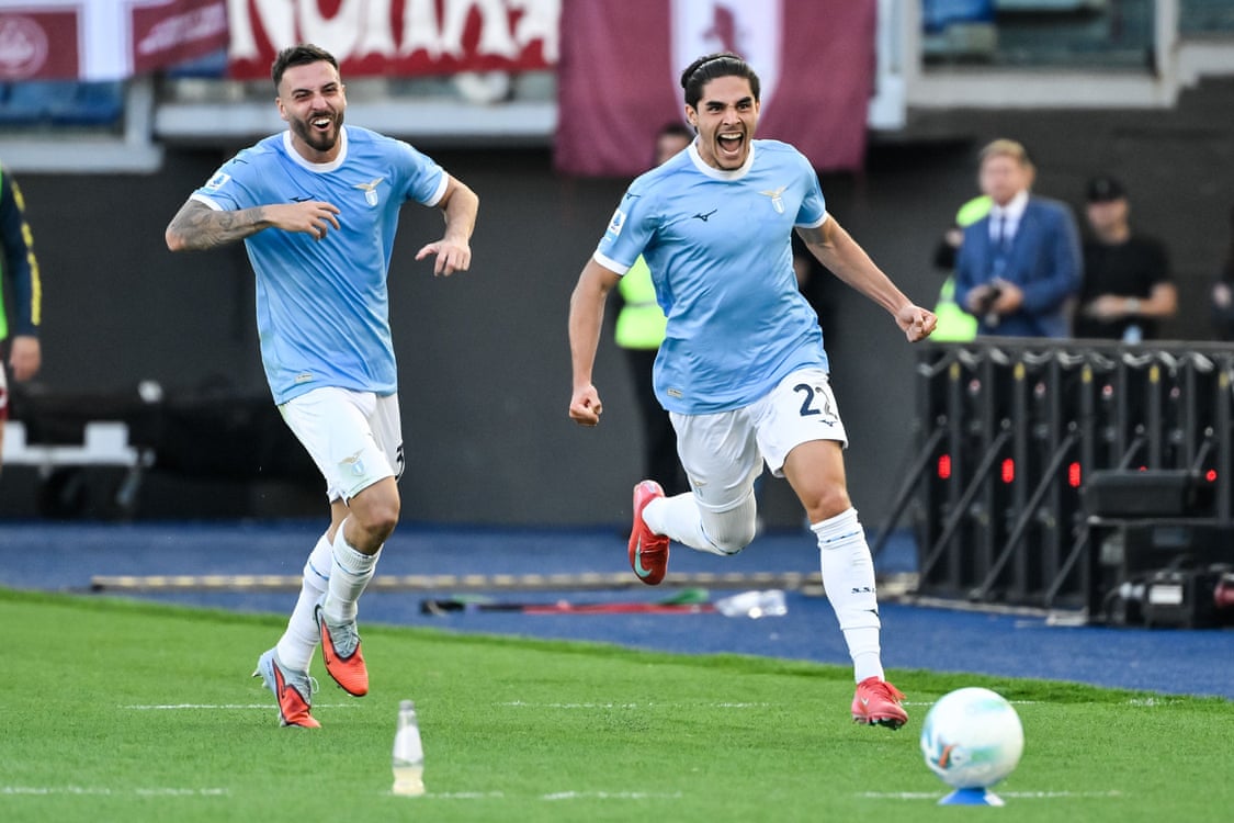 Matteo Cancellieri comemora gol pela Lazio contra o Torino