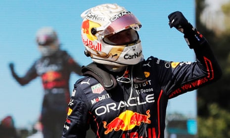 Max Verstappen after his victory at the at the Spanish Grand Prix
