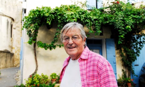 Peter Mayle in Provence, where he wrote several books about the Britons living in the region.