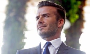 Beckham thanked his parents ‘for bringing me into this world’, as well as his hairdresser, stylist and Photoshop.