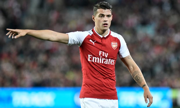 Granit Xhaka had a mixed first season in the Premier League, helping Arsenal win the FA Cup but seeing them finish outside the top four for the first time for 20 years.