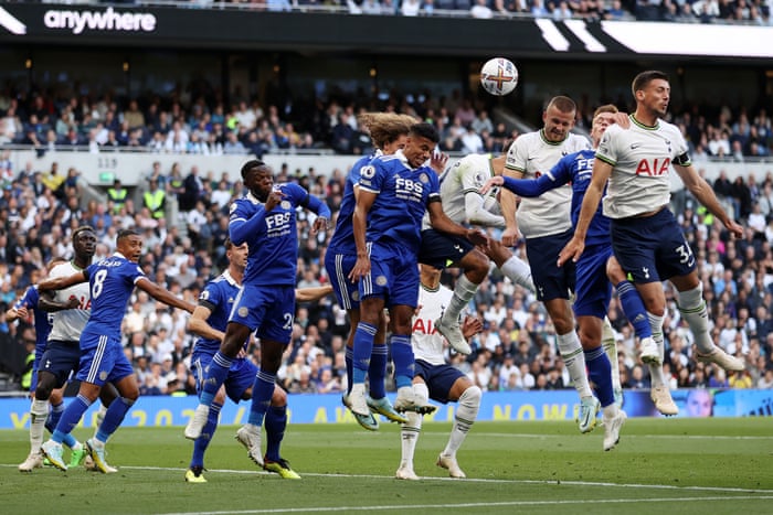 Tottenham v Leicester City: Premier League – live | Premier League 5 Eric Dier gets his head to a corner to give Spurs the lead.