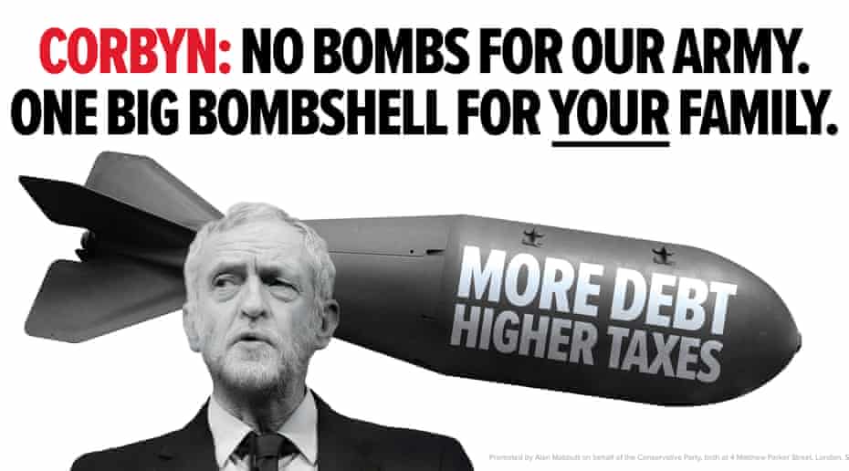 Corbyn tax bombshell poster