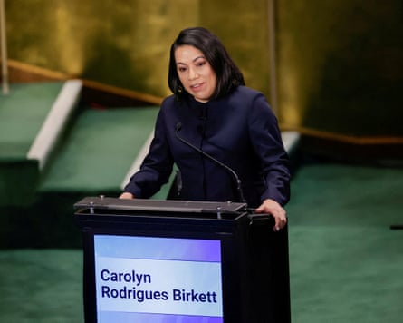 The Next secretary general” event at United Nations headquarters in New York City, US.