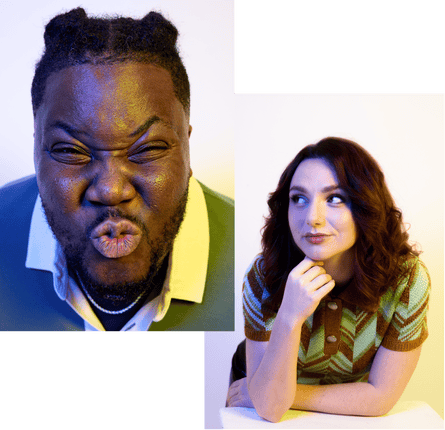 Hammed Animashaun and Ania Magliano