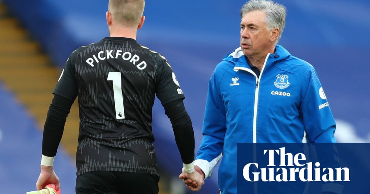 Ancelotti urges Jordan Pickford to rely on instincts and cut out mistakes