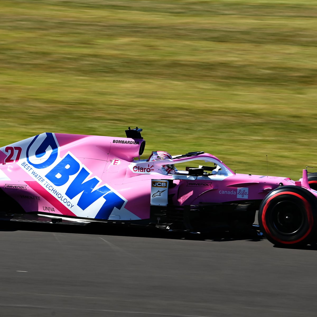 F1 Teams Unhappy As Racing Point Fined But Allowed To Race With Pink Mercedes Sport The Guardian