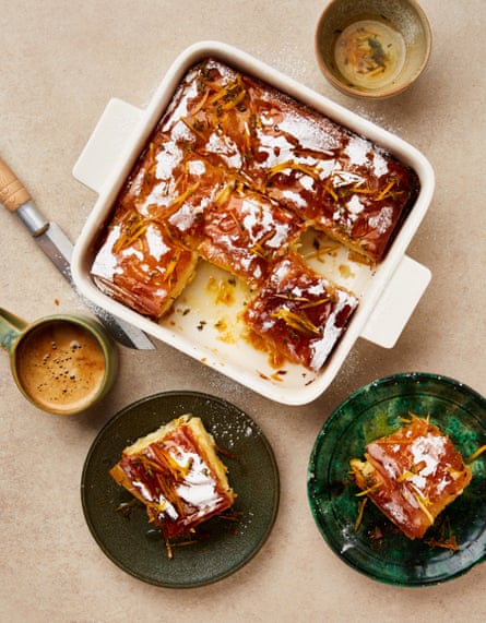 Yotam Ottolenghi’s brown butter and orange galaktoboureko.