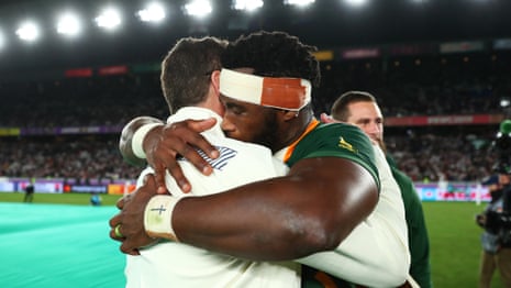 Rassie Erasmus on captain Kolisi and creating hope in South Africa – video