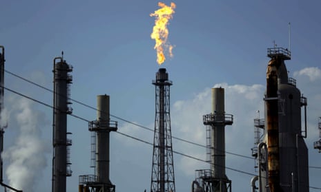 Shell Deer Park oil refinery in Texas