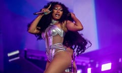Coachella in Indio, CA, Empire Polo Fields, Indio, California, United States - 16 Apr 2022<br>Mandatory Credit: Photo by Gina Ferazzi/Los Angeles Times/REX/Shutterstock (12897764m) Megan Thee Stallion performs on the main Coachella Stage on day two of the Coachella Music Festival on April 16, 2022 in Indio, California.(Gina Ferazzi / Los Angeles Times) Coachella in Indio, CA, Empire Polo Fields, Indio, California, United States - 16 Apr 2022