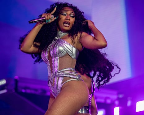 Coachella in Indio, CA, Empire Polo Fields, Indio, California, United States - 16 Apr 2022<br>Mandatory Credit: Photo by Gina Ferazzi/Los Angeles Times/REX/Shutterstock (12897764m) Megan Thee Stallion performs on the main Coachella Stage on day two of the Coachella Music Festival on April 16, 2022 in Indio, California.(Gina Ferazzi / Los Angeles Times) Coachella in Indio, CA, Empire Polo Fields, Indio, California, United States - 16 Apr 2022