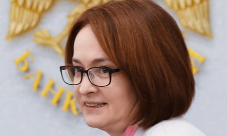 Russian Central Bank governor Elvira Nabiullina.