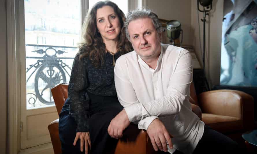Film-makers Joana Hadjithomas and Khalil Joreige pictured in Paris in 2021.