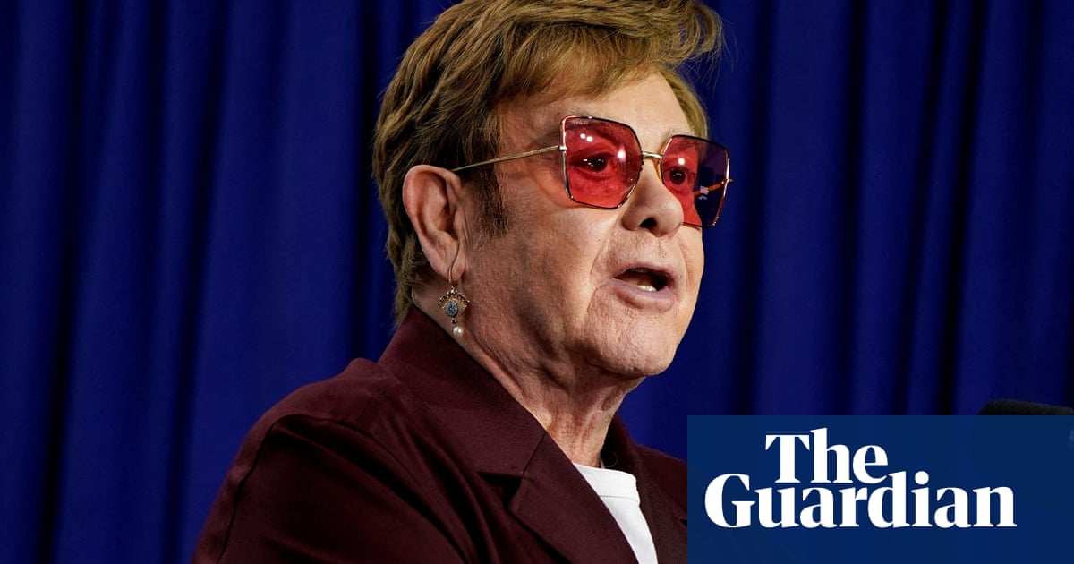 It's distressing': Elton John speaks of pain of losing his eyesight