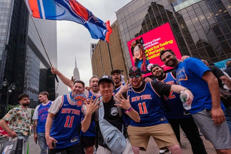 NBA finals fever has taken complete New York pinch nan Knicks 2 wins from their first title since 1973.