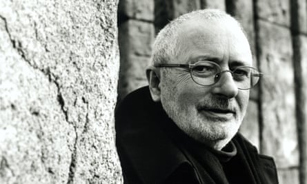 black and white photograph of Terry Eagleton