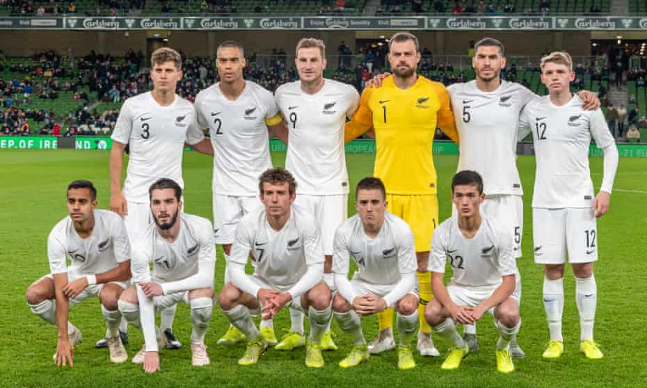 New Zealand pose for a photo