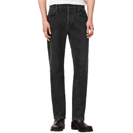 Allsaints ‘Iggy” skinny fit jeans in black