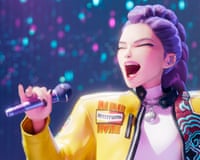 ‘I always connected with her’ … Rumi, the character voiced by Ejae in KPop Demon Hunters.