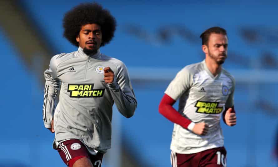 Hamza Choudhury (left) and James Maddison are expected to be available for the FA Cup semi-final against Southampton.