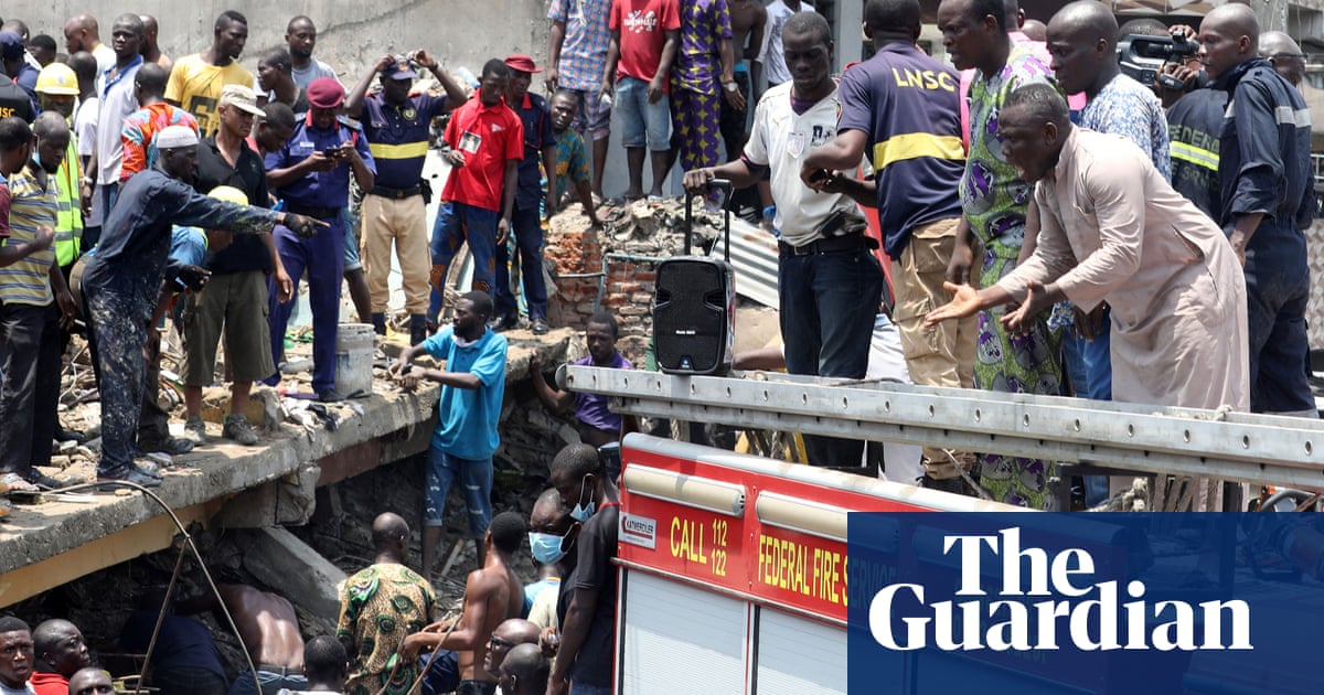 Children trapped after fatal building collapse in Nigeria - The Guardian