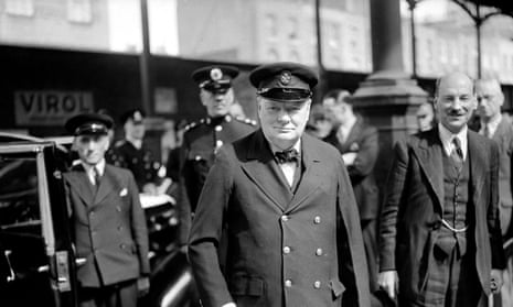 Churchill with Attlee, right, in 1942.