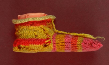 Ancient Egyptian stripy sock