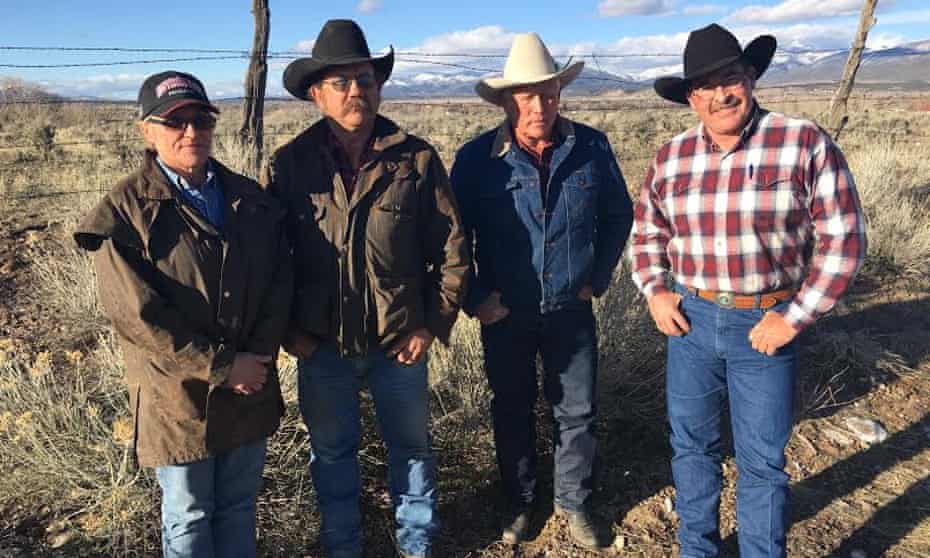 Utah ranchers Marilyn Wood, Matthew Wood, Stanton Gleave, Todd Macfarlane