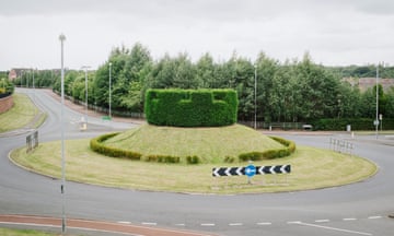 ‘What could be a more fitting symbol of British suburbia?’ … photographer Gareth Gardner was transfixed by this hedge in Cheshire.
