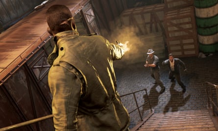 Mafia 3 screenshot showing a shootout.