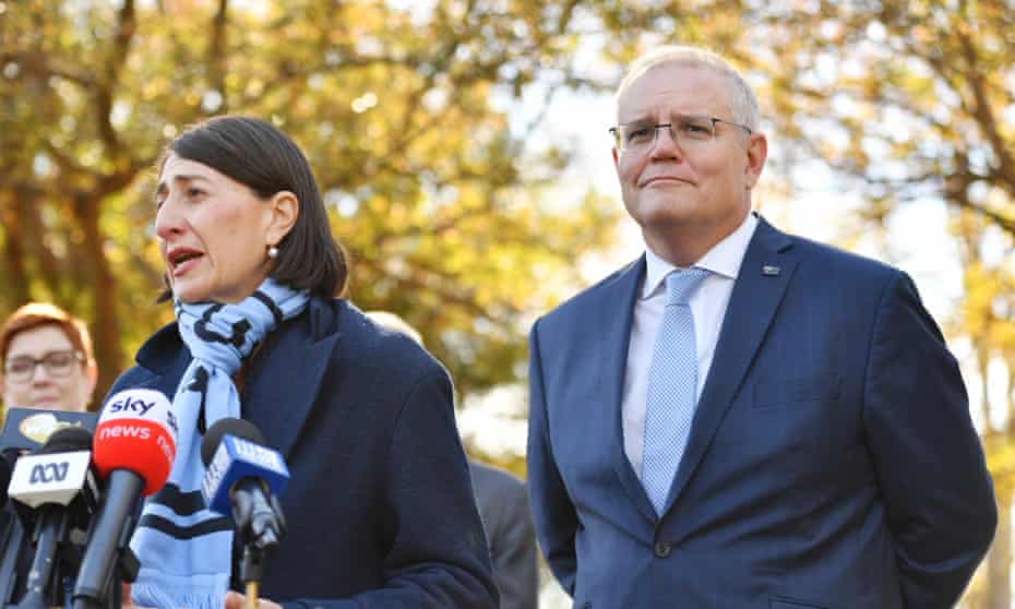 Scott Morrison and Gladys Berejiklian