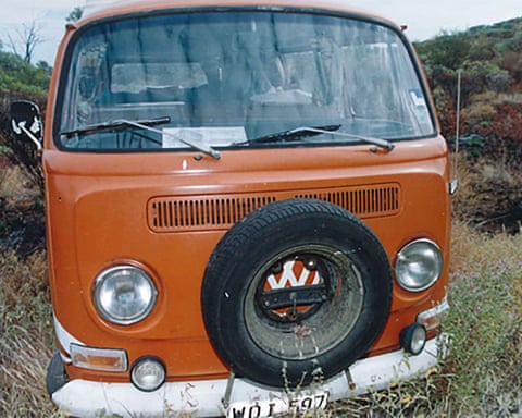 A photo of the orange Kombi van Peter Falconio and Joanne Lees were travelling in is among images released by police on the 25th anniversary of Peter Falconio's murder.