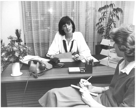 Caroline Dawood (Marland), employed at the Guardian 1976-2000, managing director of the Guardian.
Scanned from GNM Archive print, reference: GUA/6/9/1/11/2/D.