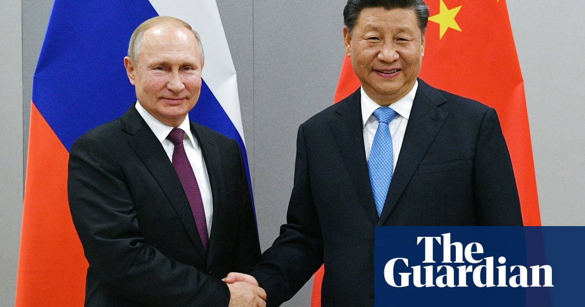 Xi and Putin denounce Nato expansion as Ukraine tensions rise