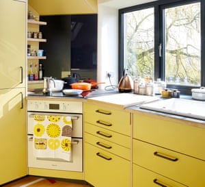 The Formica kitchen.