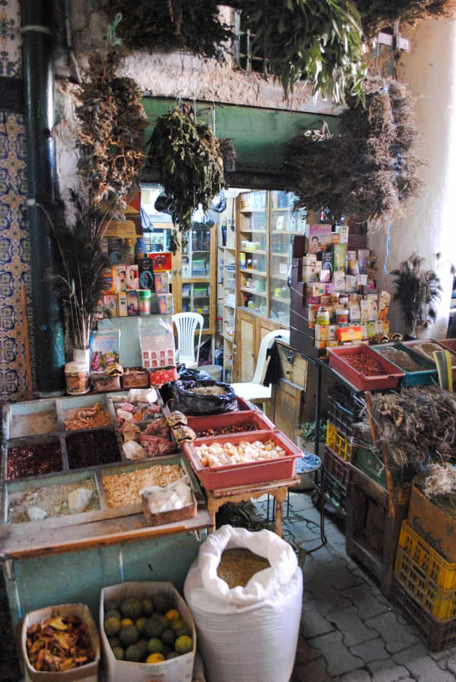 A herbal practitioner’s shop in the Souq El Blat