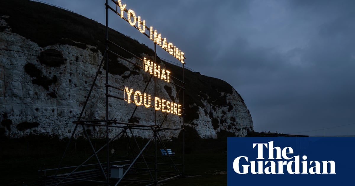 ‘I’m appalled’: The artist who put up a giant sign for refugees at sea to read