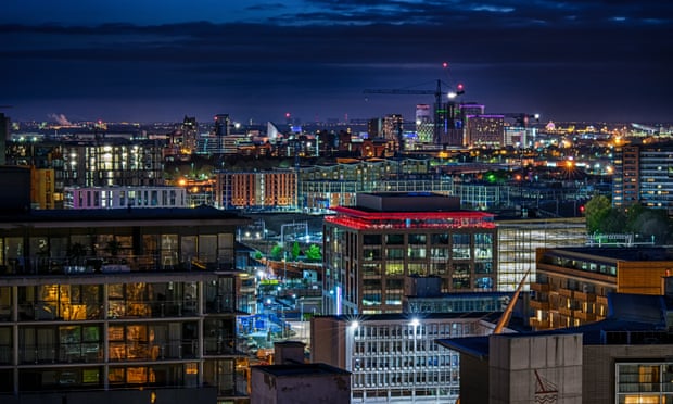 Night view of Manchester