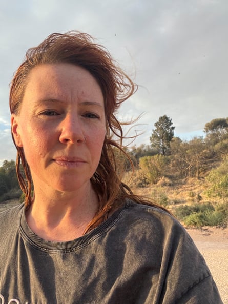 Selfie of Steph by the lake