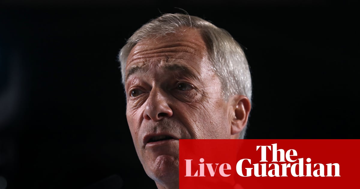 Farage warned his attack against ‘establishment’ over unregistered gifts could land him with harsher punishment – UK politics live