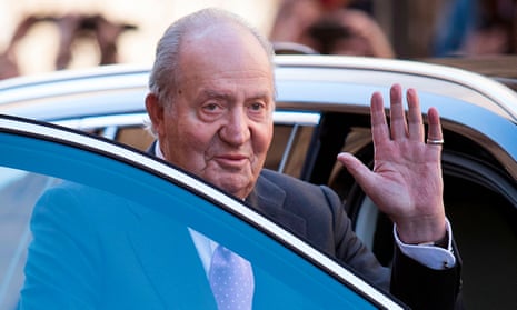 Former Spanish king Juan Carlos I in April 2018