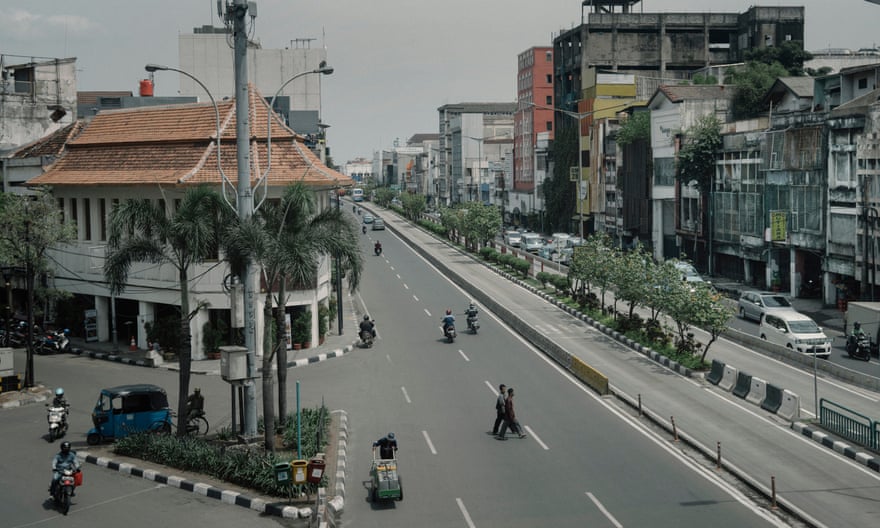 Jalan Pintu Besar Selatan in the Chinatown of Glodok in West Jakarta, Indonesia.
