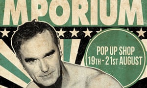 Morrissey pop up shop poster